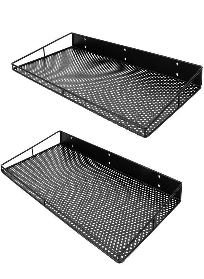 RedCall Heavy-Duty Wall Shelf, 2 Pack Garage Shelf, 23.5" x 12" Large Wall Mounted Shelves for Garage, Laundry Room, Closet, Holds Up to 75 Lbs - Image 1